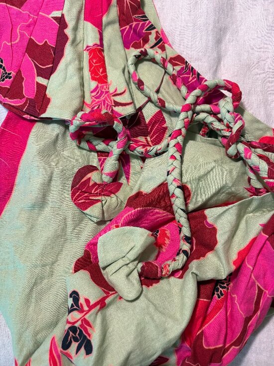 FARM Rio Dresses & Skirts - FARM Rio Fresh Garden Green One Should Maxi Dress Size L
